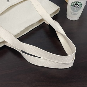 Borsa Tote in Tela per Donna con Logo Personalizzato, Alta Qualità, Grande Capacità, con Cerniera per Viaggi, Lavoro, Shopping, Stile Slouchy - Product Image 3