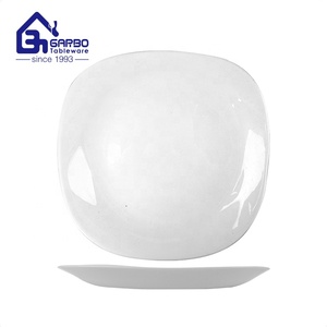 Plato de Vidrio Opal <span class=keywords><strong>Blanco</strong></span> Cuadrado de 280 mm, Plato de Vidrio Templado de 11 Pulgadas con Impresión Personalizada al por Mayor, Plato Plano <span class=keywords><strong>Blanco</strong></span> - Product Image 6