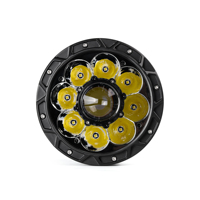 Phare de travail LED 7 pouces 60W tout-terrain, feux de route 5500LM avec puces Osram pour camion, SUV, Jeep