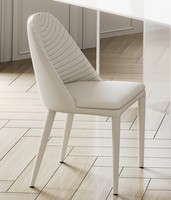 Italienische Luxus-Esszimmer-Sets Tisch und Stuhl Acryl Marmor Modernes Esszimmer-Set