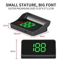Compteur de vitesse GPS universel HUD avec affichage tête haute, compteur de vitesse numérique KMH MPH pour toutes les voitures et camions