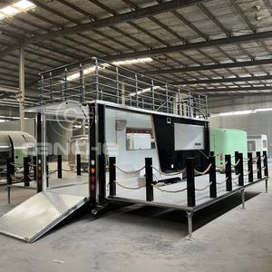 Camión de Comida Móvil de 2 Pisos, Camión de Tacos, Cafetería Móvil, Bar de Bebidas, Jugos y Cerveza, Remolque de Comida, Escenario en Venta - Product Image 3