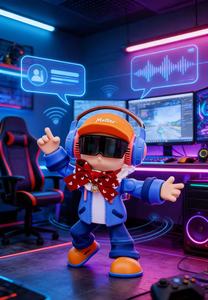 Robot Articolato Programmabile Janz per Animali Domestici con Controllo Vocale tramite App, Musica, Luci LED - Giocattolo da Scrivania per Bambini, Regalo di Compleanno - Product Image 6
