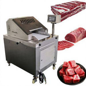 Cortador de huesos de carne cruda, rebanador de <span class=keywords><strong>pulpo</strong></span>, máquina cortadora de carne congelada, máquina cortadora de tazón de carne comercial, máquina cortadora de cubo, rebanadora de carne - Product Image 1
