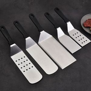 Espátula para carne de acero inoxidable, herramienta para teppanyaki y para hacer panqueques hechos a mano. - Product Image 2