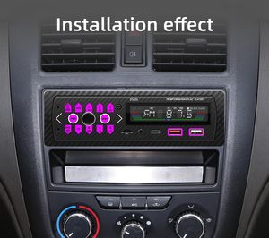 1dinカーラジオオートラジオFM/USB/SD/AUX-カラフルライトインダッシュハンズフリーコールカーMP3DVDプレーヤー電源保護D3420 - Product Image 6