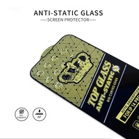 Protection d'écran en verre trempé HD anti-statique ESD Big 3D Courbé 9H Grade AAA 0,4 mm pour téléphone portable 17 Pro Max
