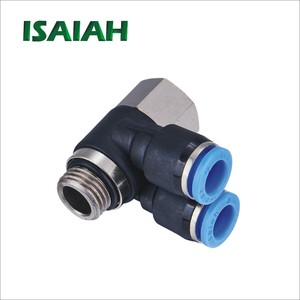 Pièces pneumatiques - Connecteur rapide pour tube - Double raccord mâle R1/8 1/4 3/8 1/<span class=keywords><strong>2</strong></span> - Raccords pneumatiques pour tube de 4 6 8 10 12 mm - Product Image 4