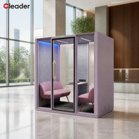 Cabine téléphonique insonorisée portable pour studio, bureau, ou réunion – Idéale pour l'intérieur