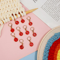Marqueurs de point numériques créatifs outils de tissage de boucles accessoires de tissage de chandails marqueurs de point de boucle enregistreur d'aiguille numérique