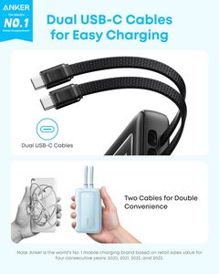 Original For Anker Zolo Power Bank 45W Max Fast <b>Charging</b>, 20000mAh Battery Pack Type <b>C</b> cable A110M - Product Image 4