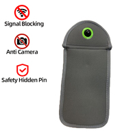Pochette de téléphone portable magnétique rétractable et cachée pour l'école, avec protection de collection, verrouillage, blindage, sécurité Faraday