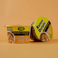 Professional Food Factory Cup Instant Noodles Halal Ramen