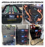 Stock UE Nouveau design Boîtier métallique vide DIY pour BMS JK 200A, pour batterie 16S 48V 280Ah, compatible avec cellules LiFePO4 3.2V 280Ah 304Ah 320Ah