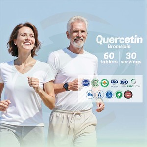 Tablet Kesehatan Imunitas China-Herb dengan <span class=keywords><strong>Quercetin</strong></span> dan <span class=keywords><strong>Bromelain</strong></span>, OEM ODM, Kapsul Antioksidan untuk Pria dan Wanita - Product Image 4