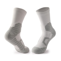 Chaussettes mi-mollet Elite Basketball pour enfants hommes Chaussettes épaissies antidérapantes en maille respirantes et antidérapantes