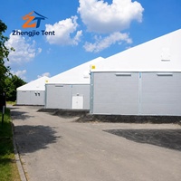 Tente d'entrepôt agricole extérieure 30x40m résistante aux charges de neige lourdes, structure en aluminium, bâche en PVC, abri de stockage pour équipement agricole et stockage de cultures