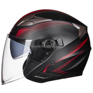 Nouveaux produits : Casque <span class=keywords><strong>moto</strong></span> demi-face avec lentille HD double, accessoires et doublure confortable – Idéal quatre saisons - Product Image 6