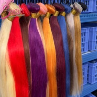 Vente en gros de mèches de cheveux vierges humains de couleur blonde 613 bouclés cambodgiens et indiens, fournisseur de tissages de cheveux vietnamiens