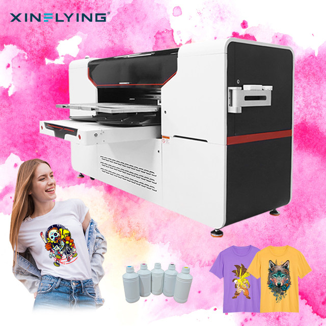 XinFlying Two Station Dtg Printer High Speed Four I3200 Direct to Garment Dtg Printer Kit