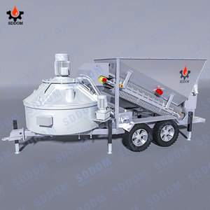 Pabrik Beton Mobile SDDOM MB1500 20m3/jam dengan Paten dan Sertifikat CE - Product Image 6