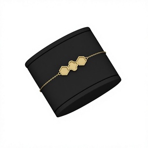 Excelente calidad 925 Plata sólida Semi montaje cadena pulsera hexógeno trébol resina piedra preciosa 18K chapado en oro cenizas ajuste joyería - Product Image 1