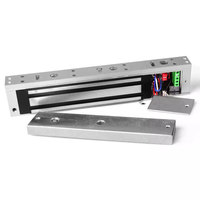 Serrure magnétique électrique sans clé DFD 280 kg 600 lb DC 12V, système de contrôle d'accès pour porte, serrure de porte électrique à sécurité renforcée