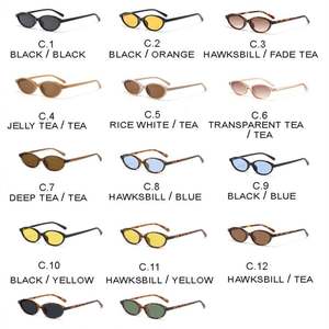 Gafas de Sol Retro 2025 con Logotipo Personalizado, Coloridas, con Marco Pequeño Ovalado, Protección UV400, para Hombre y Mujer - Product Image 6