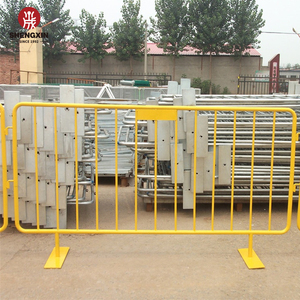 Barrières de sécurité en acier de résistance aux chocs de haute qualité barrière de contrôle des foules barrière temporaire galvanisée ou enduite de poudre de barricade - Product Image 4