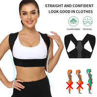 Correcteur de posture pour hommes et femmes, soutien dorsal, attelle pour le dos, soulagement de la douleur au niveau des épaules et du cou, protection pour adultes et enfants