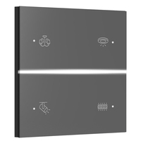 Interrupteur mural intelligent à écran tactile Zigbee standard UE, 1 à 3 boutons, contrôle vocal via application, durable, étanche, pour villa de luxe