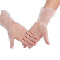 Gants en PVC jetables de qualité alimentaire pour usage domestique