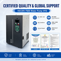 Pompa Air KECEN F600 AC Drive Variable Frequency Drive 380V 3 Fasa VFD Kontrol Pompa Tekanan Konstan 0.75kW-75kW