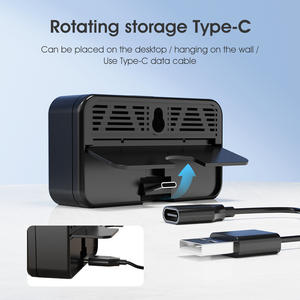 Sensor de Temperatura y Humedad Zigbee Samtrul WSD, Termohigrómetro Digital Retroiluminado con Reloj, Monitor Interior Inteligente para el Hogar - Product Image 2