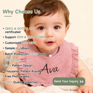 <strong>Baby</strong> Drooling Towel <strong>Baby</strong> Double Layer Crepe Coverall Cotton Gauze U-Shape <strong>Bib</strong> Waterproof Anti Spitting Pad Towel <strong>Bibs</strong> - Product Image 6