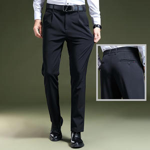 Vente chaude dernière conception de pantalons droits pour hommes, coupe ajustée, bureau, robe de soirée, pantalons pour hommes - Product Image 2