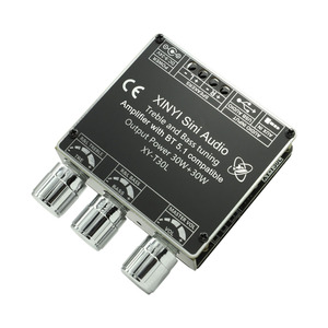 XY-T30L บอร์ดแอมพลิฟายเออร์ดิจิตอล, โมดูลแอมป์สเตอริโอ 2.0 30W×2 ช่องสัญญาณคู่ พร้อมระบบปรับเสียงแหลมและเสียงเบสได้ - Product Image 1