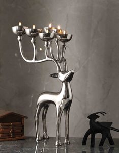Support de bougie lumineux en forme de cerf 6 T pour centres de Table, décorations, Sculpture de cerf au prix le plus bas pour décoration de bureau - Product Image 1