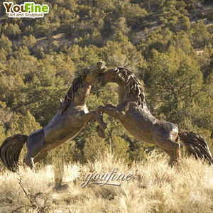 Statue de combat géant en Bronze, carré, moderne de haute qualité, 8 pouces, pour le plein air, à vendre - Product Image 1