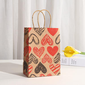 Meilleure vente sac en papier kraft biodégradable à emporter brun rose avec logo personnalisé imprimé à bas quantité minimale de commande de marque vietnamienne - Product Image 4