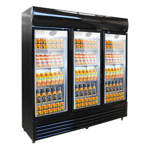 Refrigeradores de <span class=keywords><strong>supermercado</strong></span> vertical, refrigerador de bebidas de tamaño personalizado, comercial, 2, 3, 4, 5, 6 puertas de vidrio, <span class=keywords><strong>precio</strong></span> del congelador - Product Image 3
