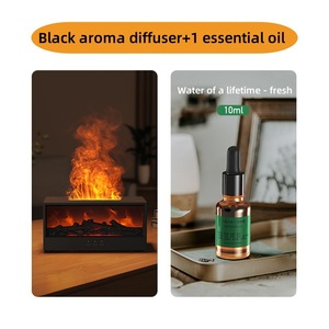 Simulated Bonfire Flame Evaporative Humidifier Colorful Night <b>Light</b> Essential Oil Fireplace <b>Timer</b> Remote Home Creative Outdoor - Product Image 6
