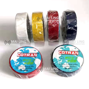 Ruban isolant électrique haute tension ignifuge COTRAN Air PVC Jumbe Roll KC60 0,13 mm*19 mm*10-2 m, excellente résistance à la traction - Product Image 3