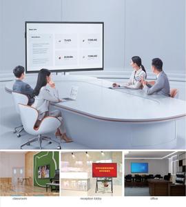 QDE 제조업체 적외선 대화 형 스마트 화이트 보드 65/75/86/98/110 인치 LCD 디스플레이 <span class=keywords><strong>IR</strong></span> 터치 스크린 모니터 화이트 보드 쇼 - Product Image 3