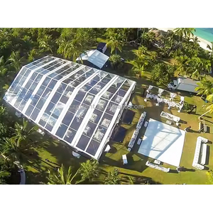 เต็นท์งานกิจกรรมกลางแจ้งสีขาวใส20x20x40เต็นท์กรอบอลูมิเนียมพีวีซีสำหรับงานแต่งงานขนาดใหญ่ - Product Image 2