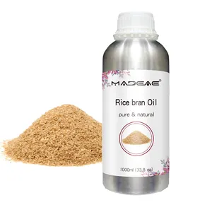 Fabricante a granel 100% Pure Nature Rice Bran Oil Food Grade Organic Rice Bran Oil para cocinar
