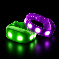 Bracelet LED NFC personnalisé avec logo - Vente en gros - Bracelet RFID programmable avec éclairage RGBW pour événements, concerts et contrôle d'accès