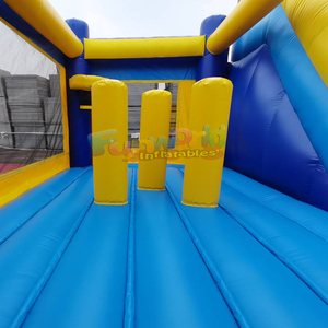 Château gonflable géant de qualité commerciale pour enfants avec toboggan intégré - Product Image 5