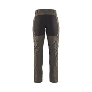 BLAKLADER - 715918454599C42 Pantalones de servicio para mujer elásticos Verde Oliva oscuro/Negro-PANTALÓN DE TRABAJO EAN 7330509646229 - Product Image 2
