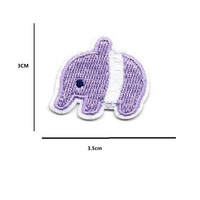Mini Patchs Brodés Animaux Kawaii Thermocollants Auto-adhésifs Koala Panda Tigre pour Vêtements d'Enfants et Décoration de Sacs à Dos